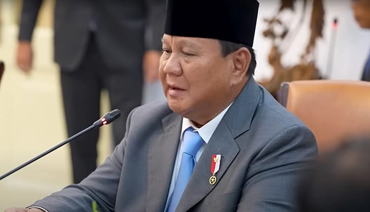 Pernyataan Presiden Prabowo