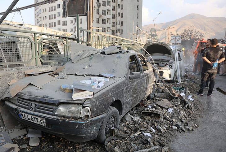 serangan israel iran