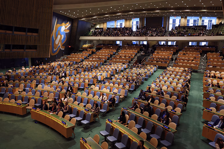 PM Israel Benjamin Netanyahu Pidato Prabowo PBB