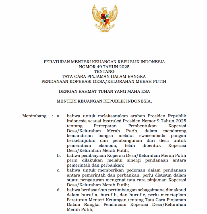 Koperasi Merah Putih Siap Beroperasi Oktober 2025: Bisakah Kembalikan Andil Koperasi? 1 koperasi merah putih