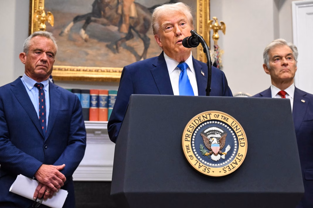 donald trump paracetamol autisme robert f kennedy jr