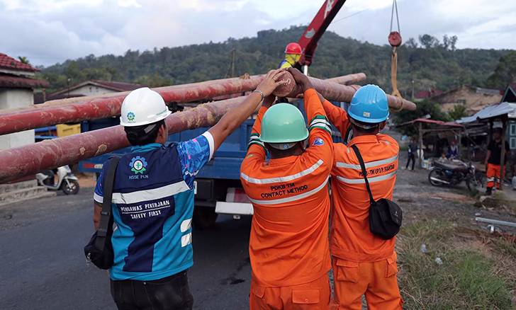 pln pemulihan banjir sumatera sumut